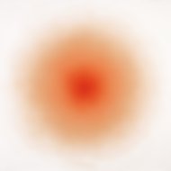 O.T. 99-12 aus der Serie Farbraum I, Aquarell auf Papier, 1997-99, ca. 110x110 cm
